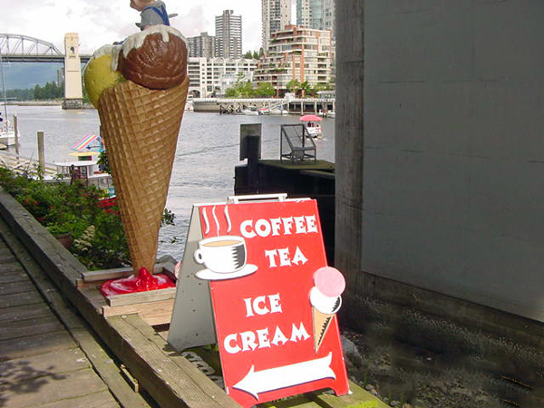 ice cream sign